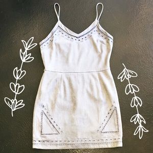 J.O.A. Suede Minidress